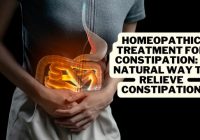 Homeopathic treatment for constipation